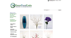 Desktop Screenshot of greenfloralcrafts.com